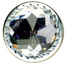 Furniture button of rhinestone №3 17mm THP 03017